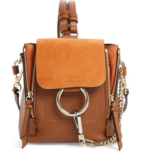 chloe faye small backpack dupe|chloe bag dupe.